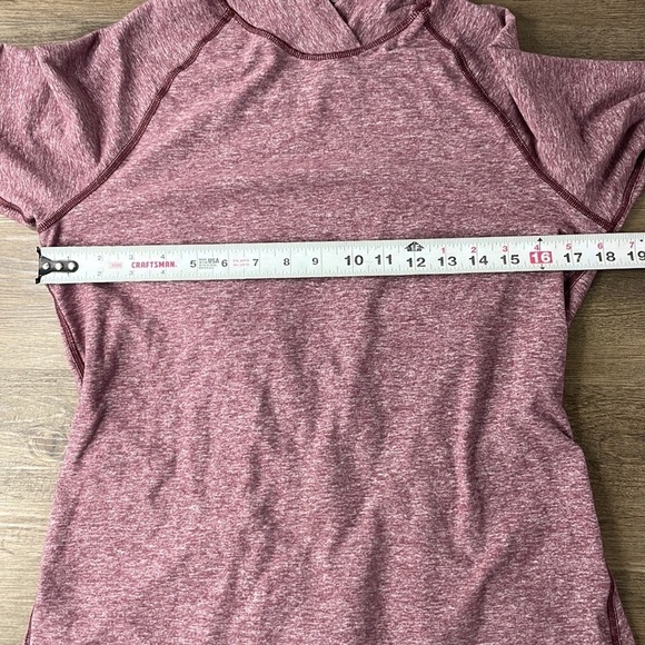 Lululemon Women’s Warm Your Core Long Sleeve Tee, Heathered Maroon size 6/8? - Picture 9 of 14